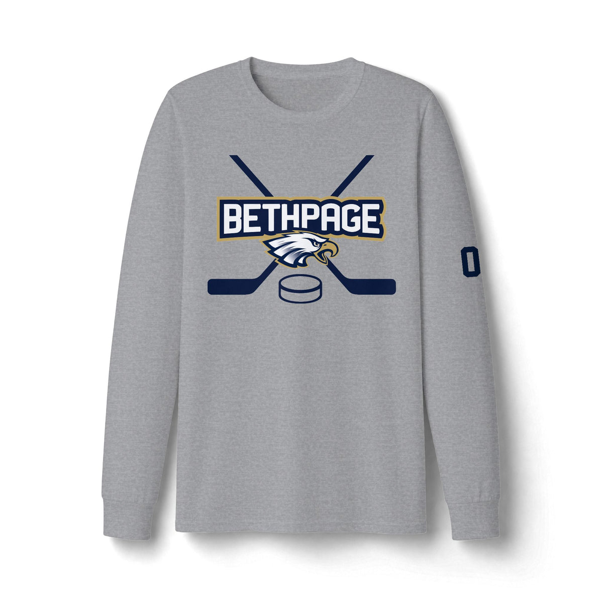 Bethpage Hockey Dri-Fit Long Sleeve T-Shirt - Puck (Custom)