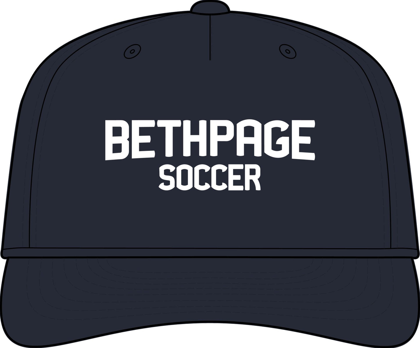 Bethpage Soccer Performance Rope Cap - Wordmark