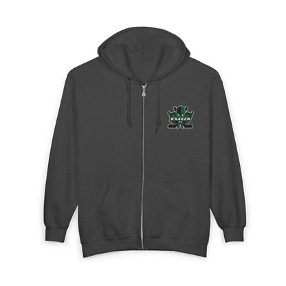 Kraken Heavy Blend™ Full Zip Hooded Sweatshirt
