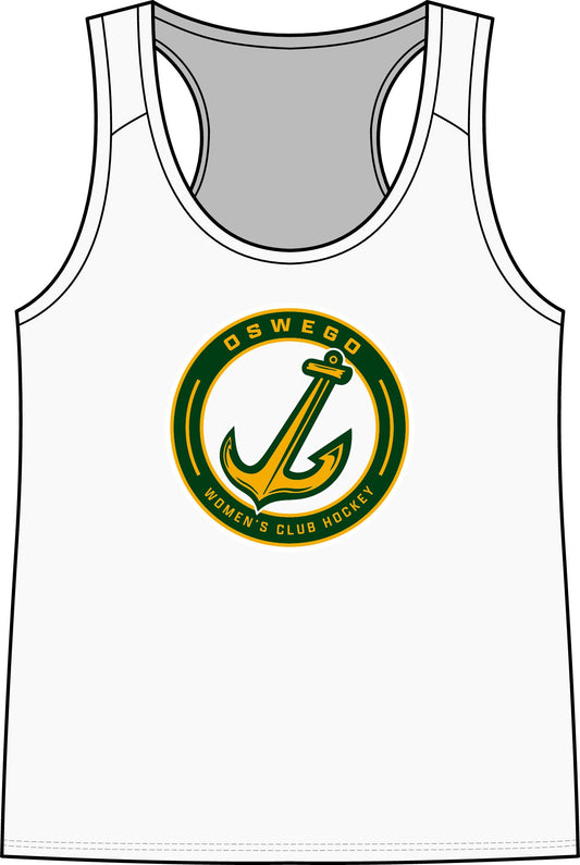Oswego Women's Club Hockey Tank Top - Circle