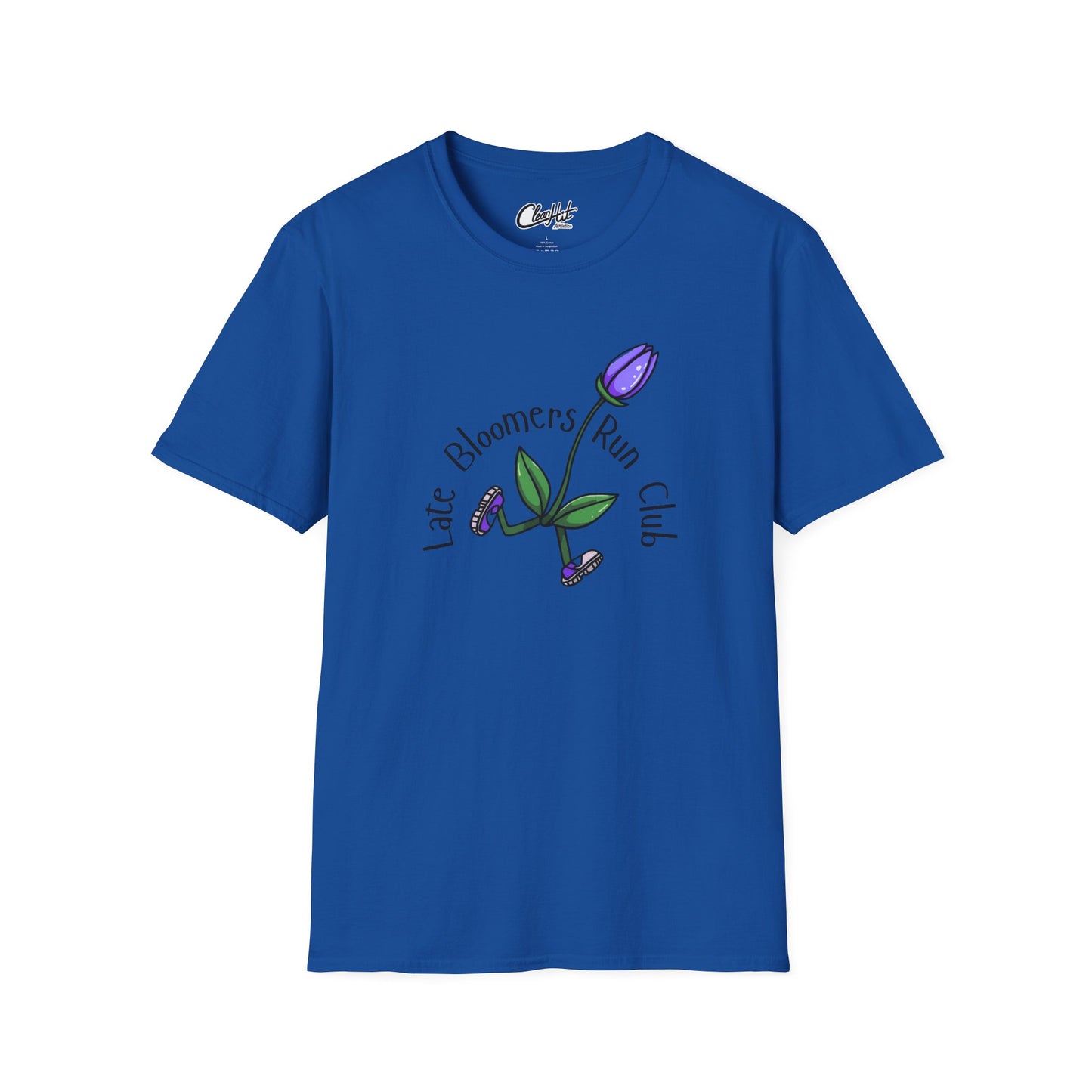 PT With JT Late Bloomers Run Club Unisex Softstyle T-Shirt