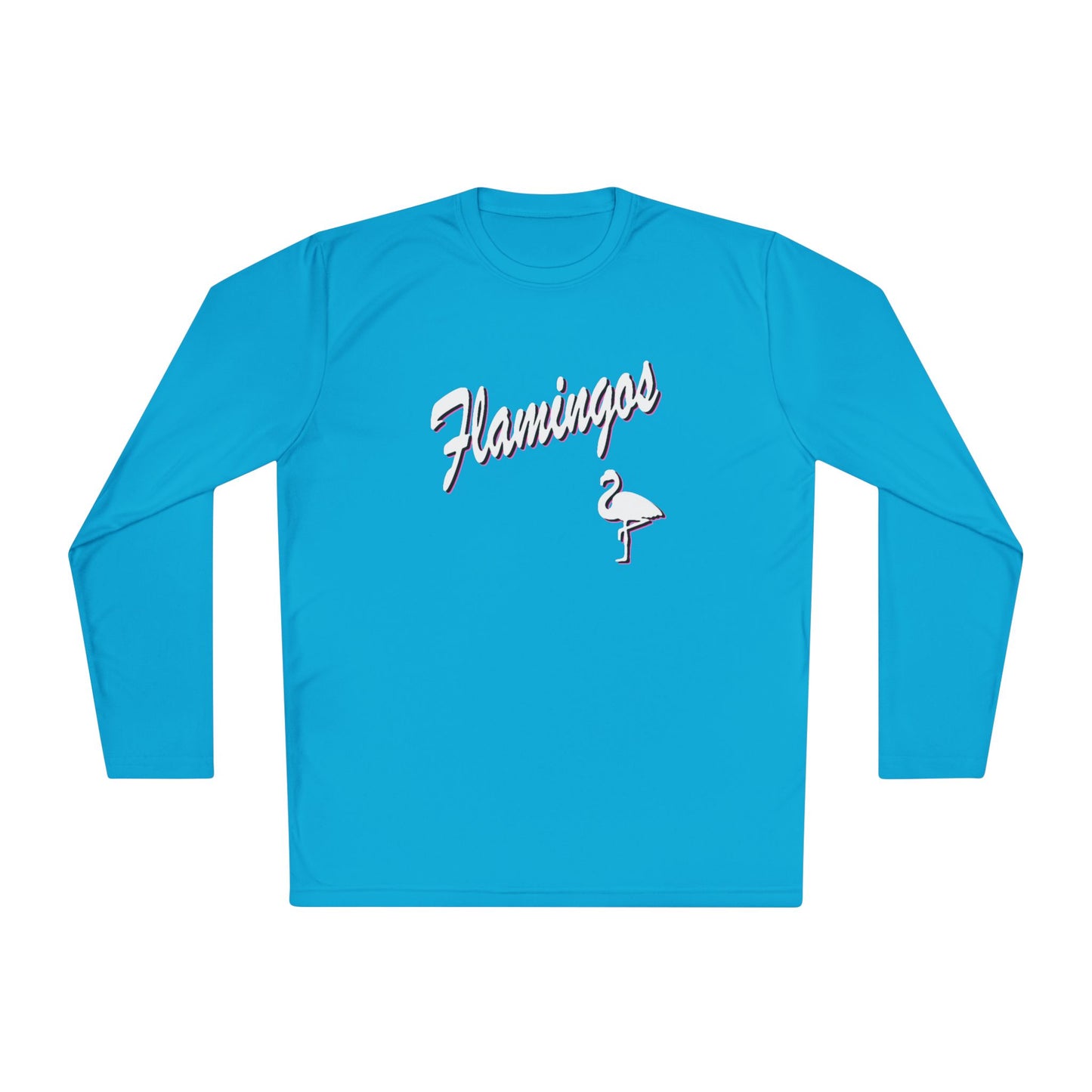 Retro Flamingoes Dri-Fit Long Sleeve Tee