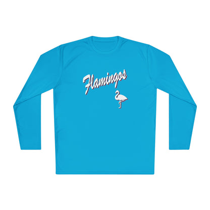 Retro Flamingoes Dri-Fit Long Sleeve Tee