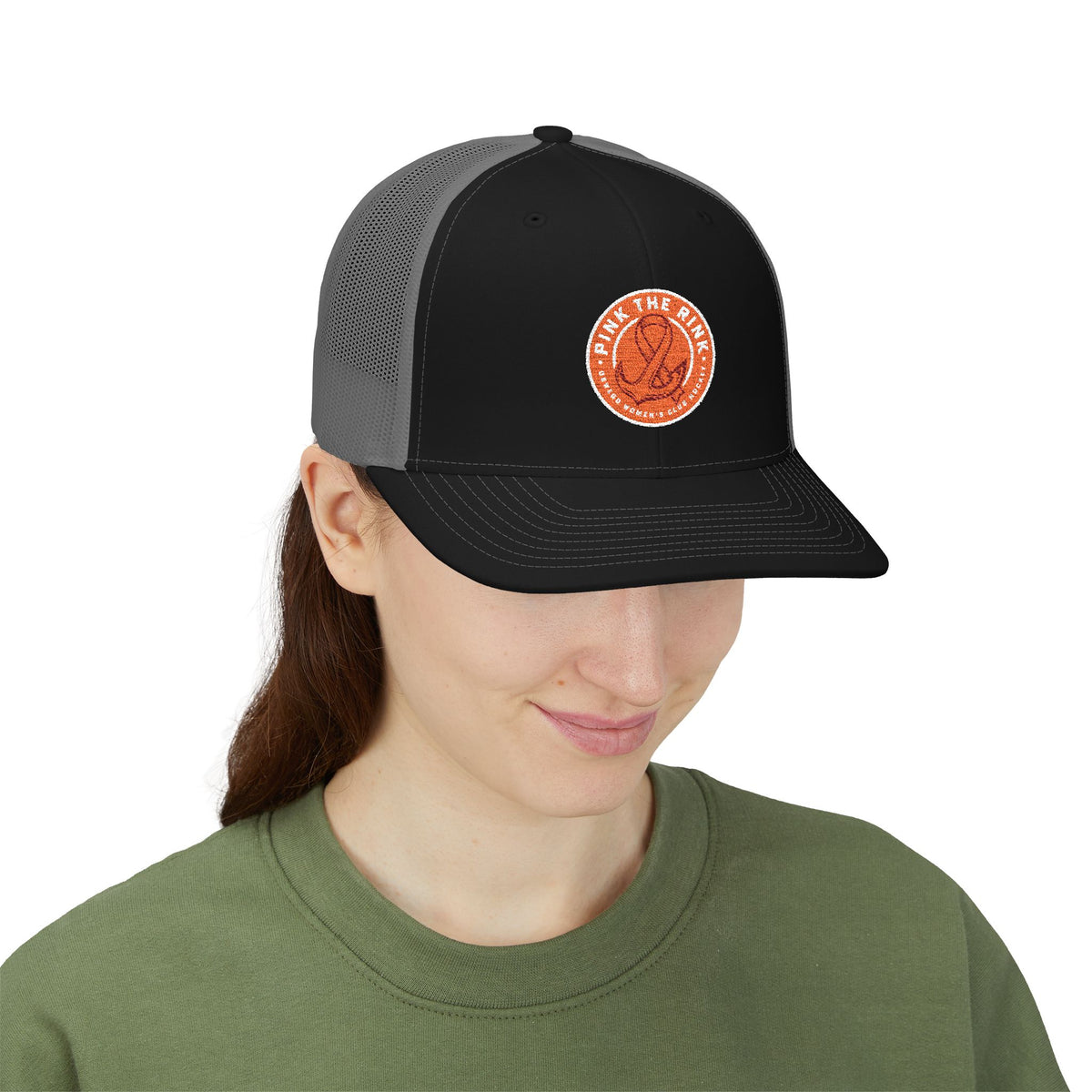 Osweego Women's Club Hockey Pink The Rink Snapback Cap