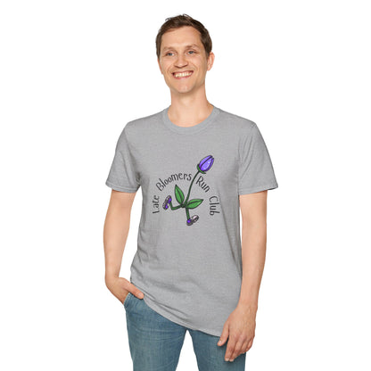 PT With JT Late Bloomers Run Club Unisex Softstyle T-Shirt