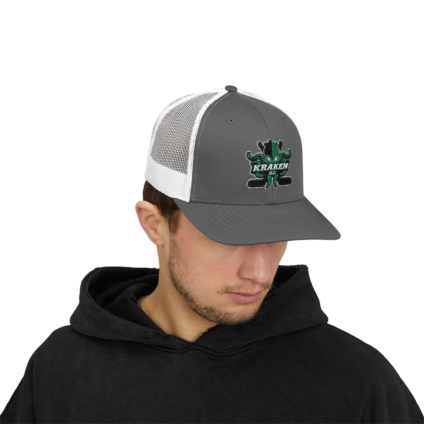Kraken HC Logo Snapback Trucker Cap
