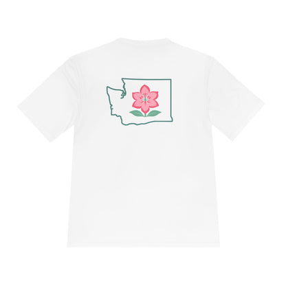 PT With JT - Washington State Late Bloomer Run Club Unisex Moisture Wicking Tee
