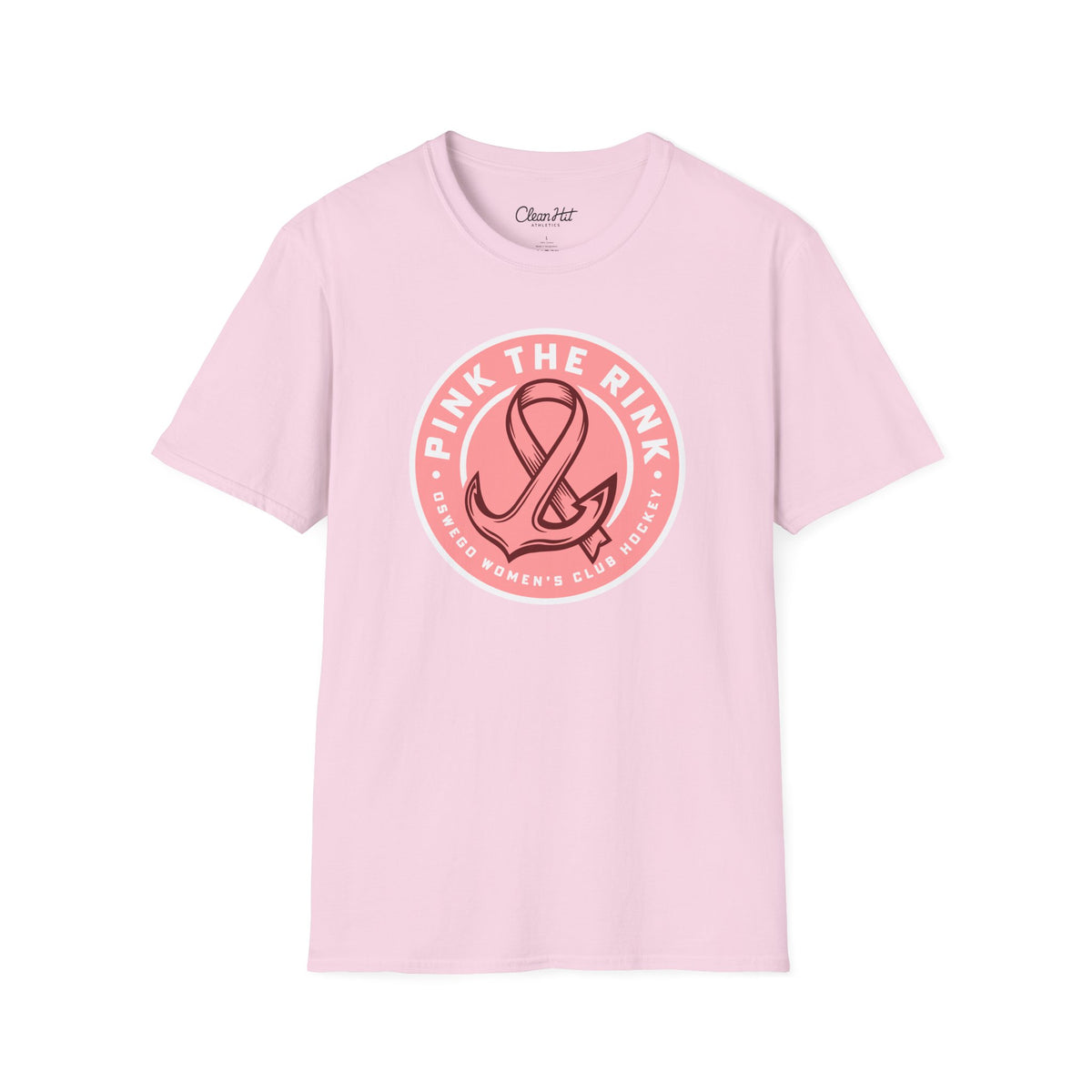 Oswego Women's Club Hockey Pink The Rink T-Shirt