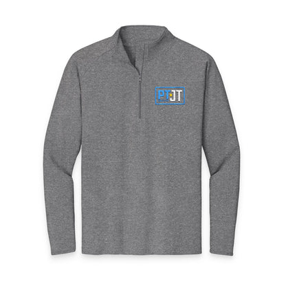 PT With JT Logo Sport-Wick® Stretch Quarter-Zip Pullover