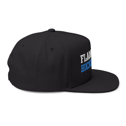 Flamingoes Flat Brim Hat (Custom)
