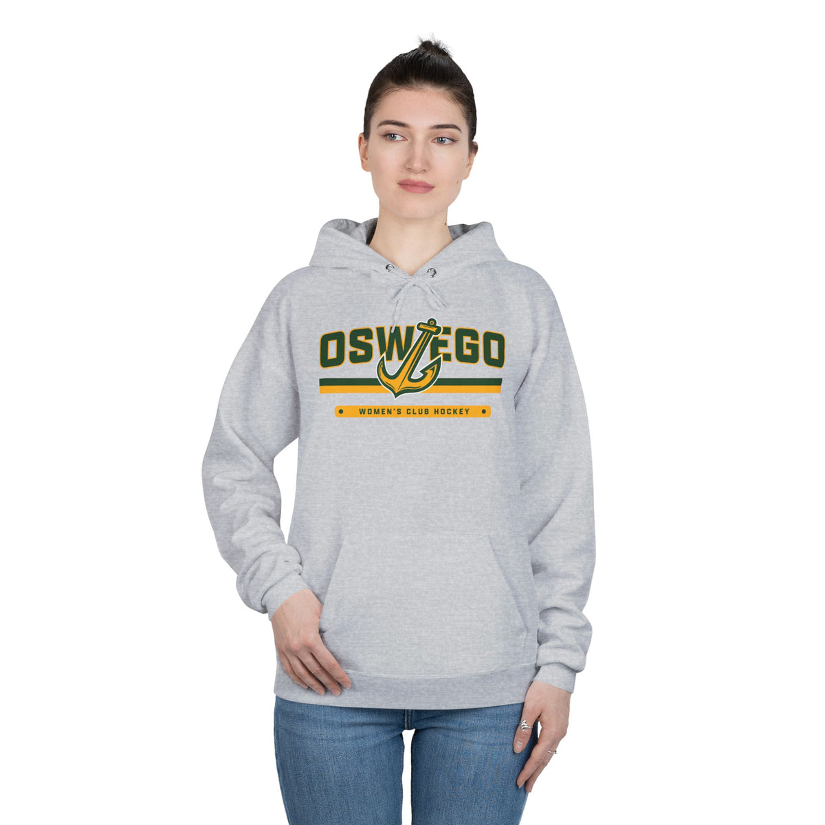 Oswego Women's Club Hockey Hoodie - Stripes