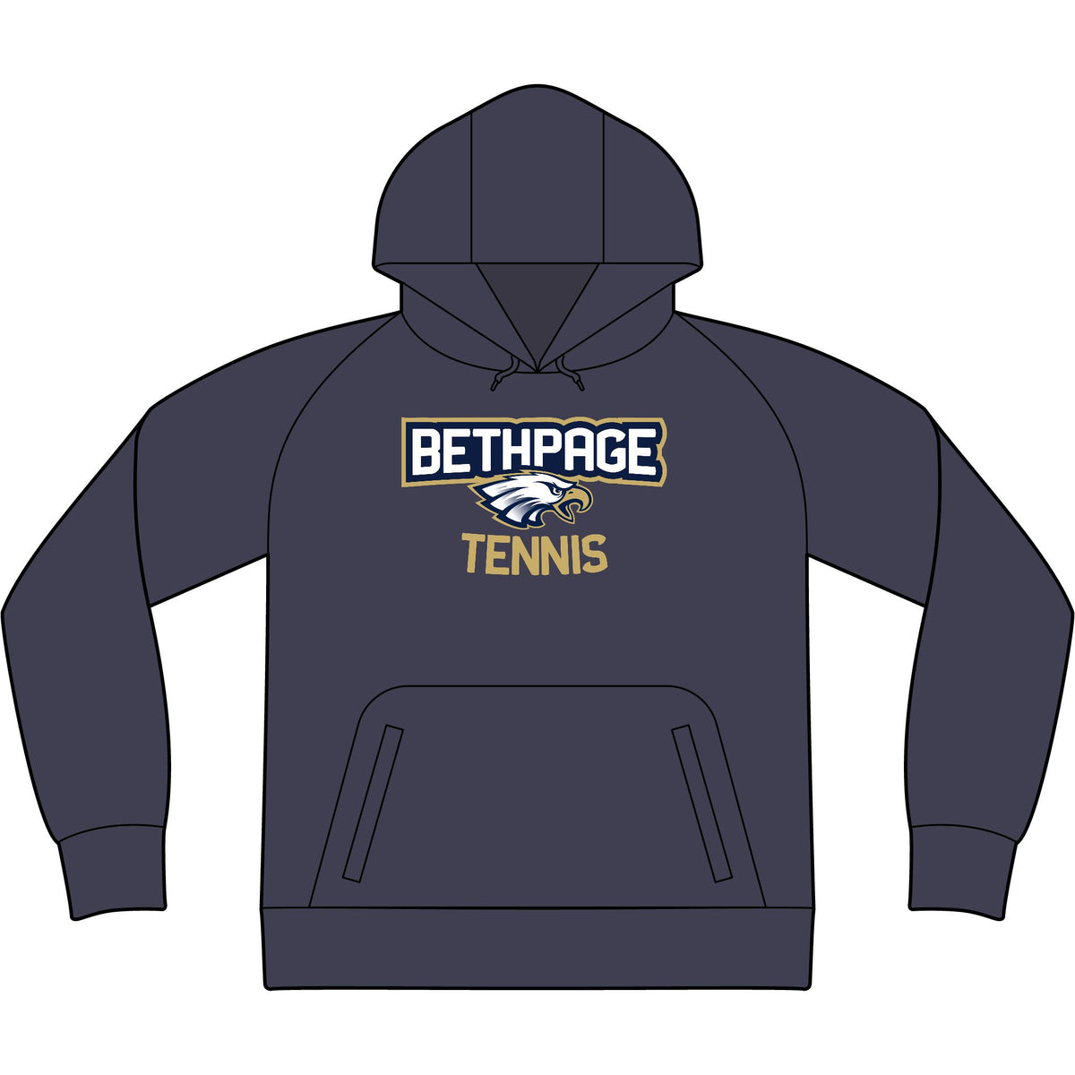 Bethpage Tennis Tech Fleece Hooded Sweatshirt - Arch