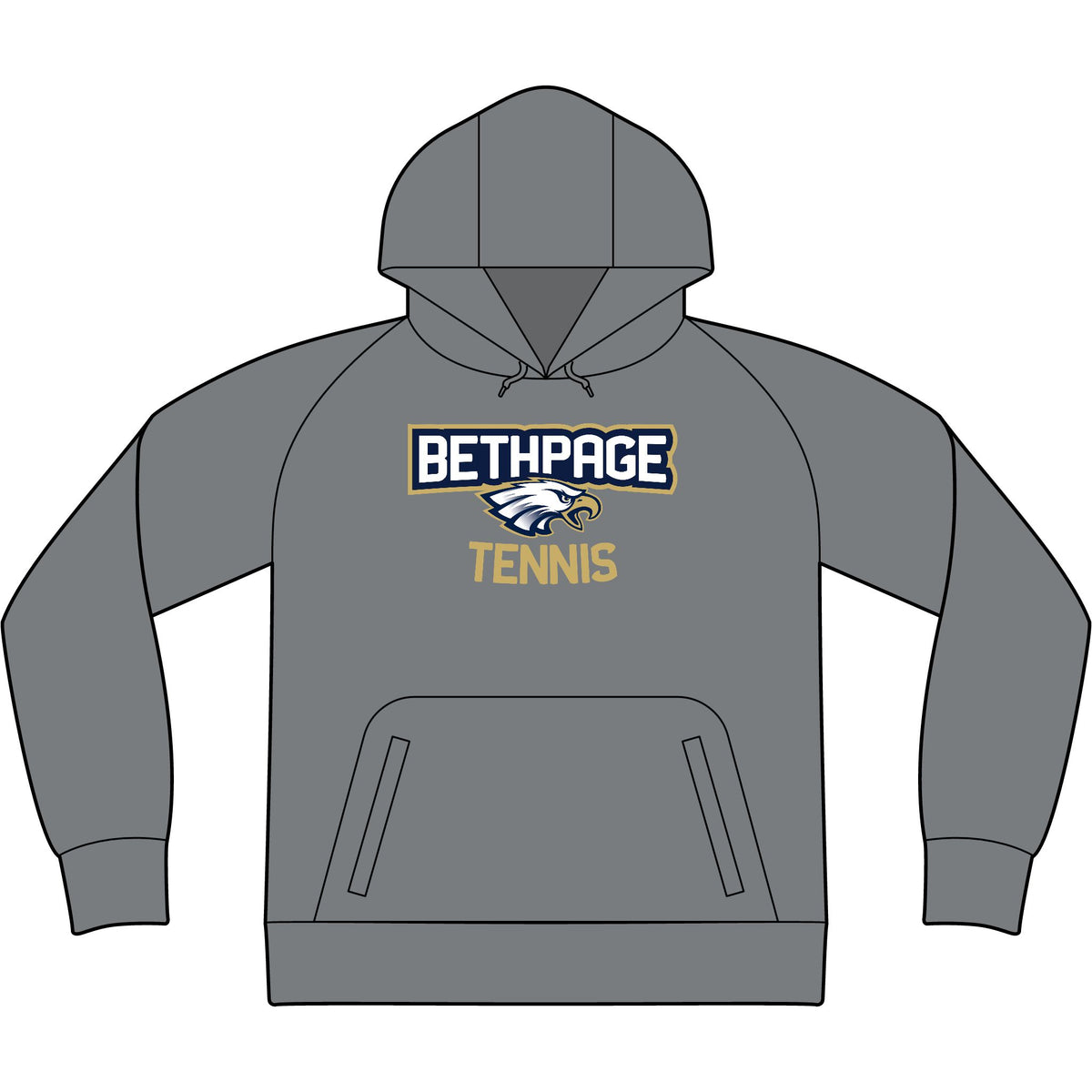 Bethpage Tennis Tech Fleece Hooded Sweatshirt - Arch