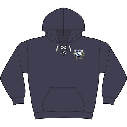 Bethpage Hockey Lace Up Hoodie - Eagle