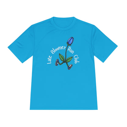 PT With JT - Washington State Late Bloomer Run Club Unisex Moisture Wicking Tee