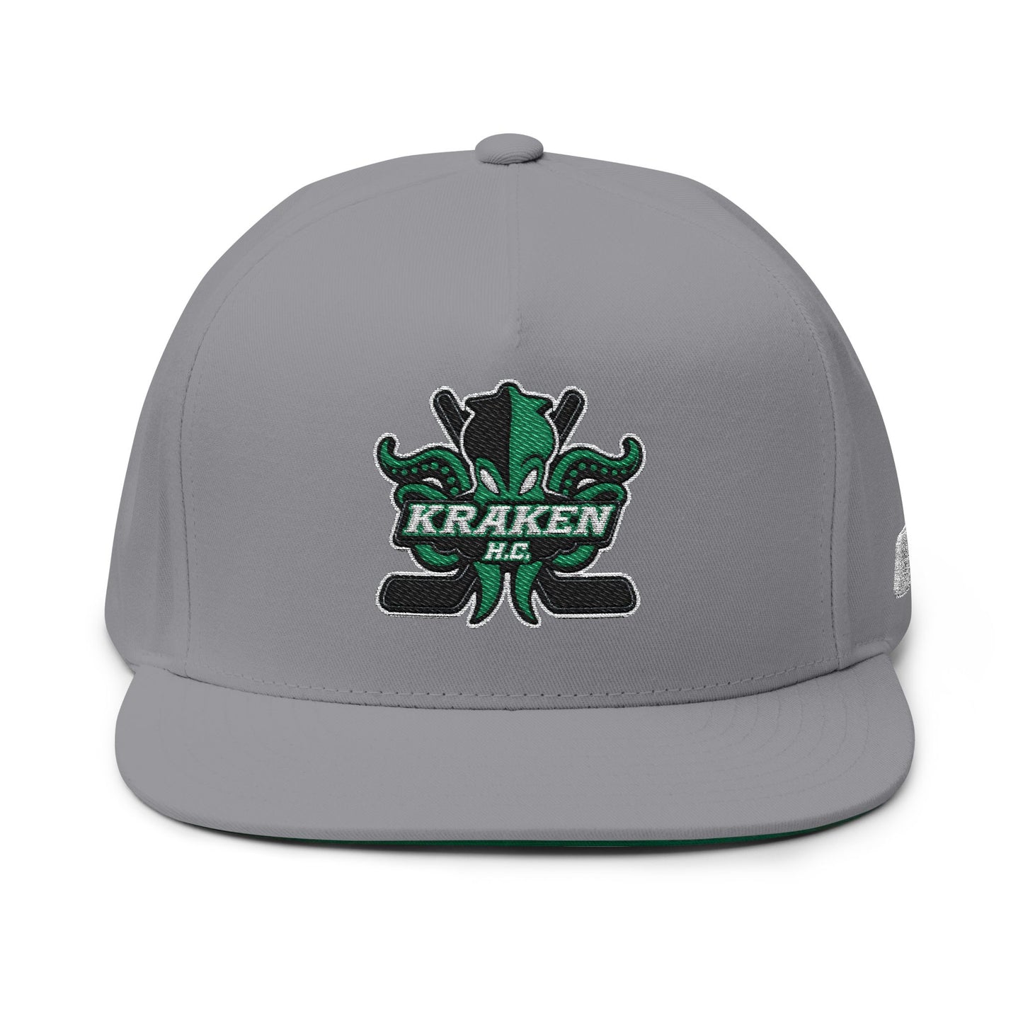 Kraken HC Logo Flat Brim Hat (Custom)