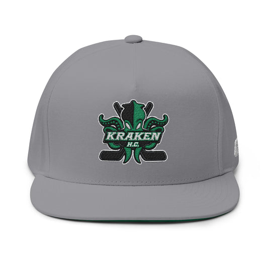 Kraken HC Logo Flat Brim Hat (Custom)