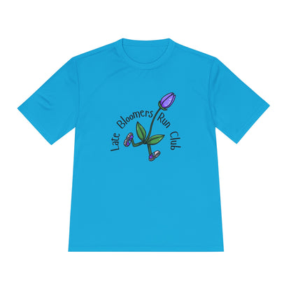 PTJT Late Bloomers Run Club Unisex Moisture Wicking Tee