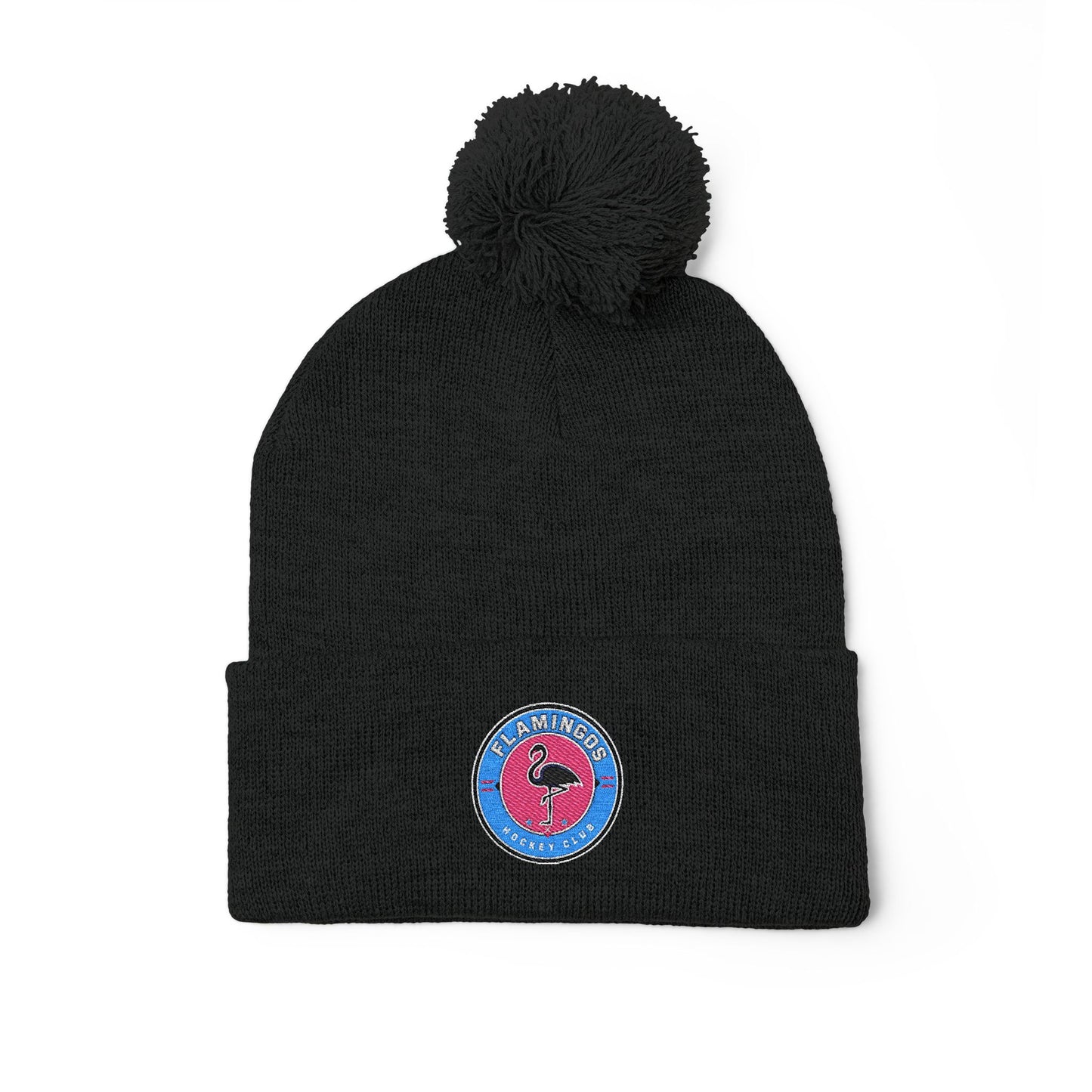Flamingoes HC Pom-Pom Knit Cap