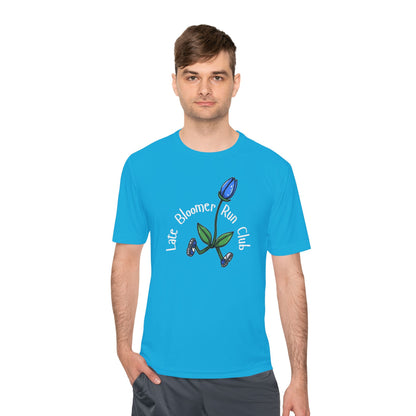 PT With JT - Washington State Late Bloomer Run Club Unisex Moisture Wicking Tee