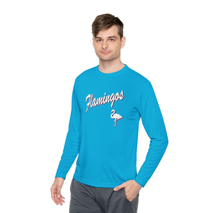 Retro Flamingoes Dri-Fit Long Sleeve Tee