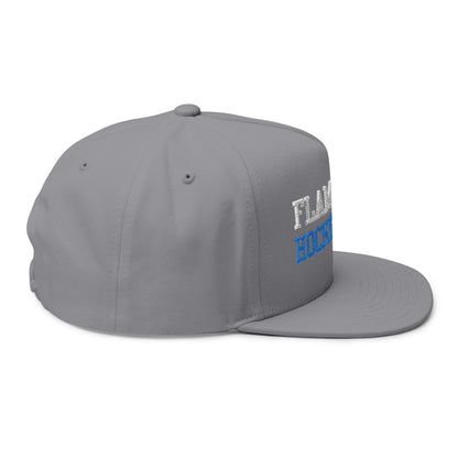 Flamingoes Flat Brim Hat (Custom)