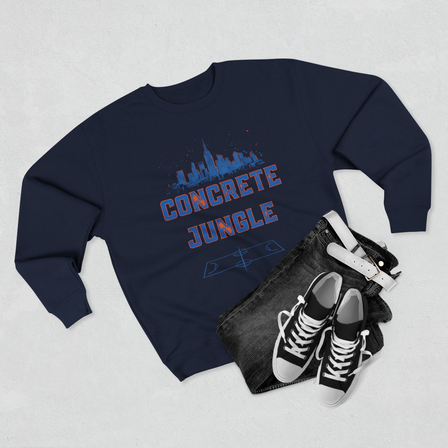 TrueKnicksFan "Concrete Jungle" Crewneck