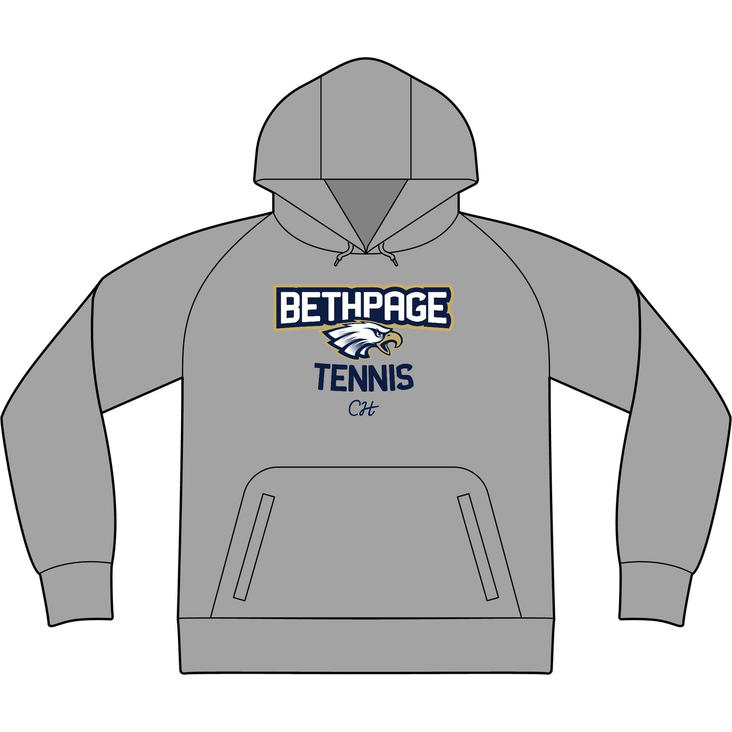 Bethpage Tennis Tech Fleece Hooded Sweatshirt - Arch