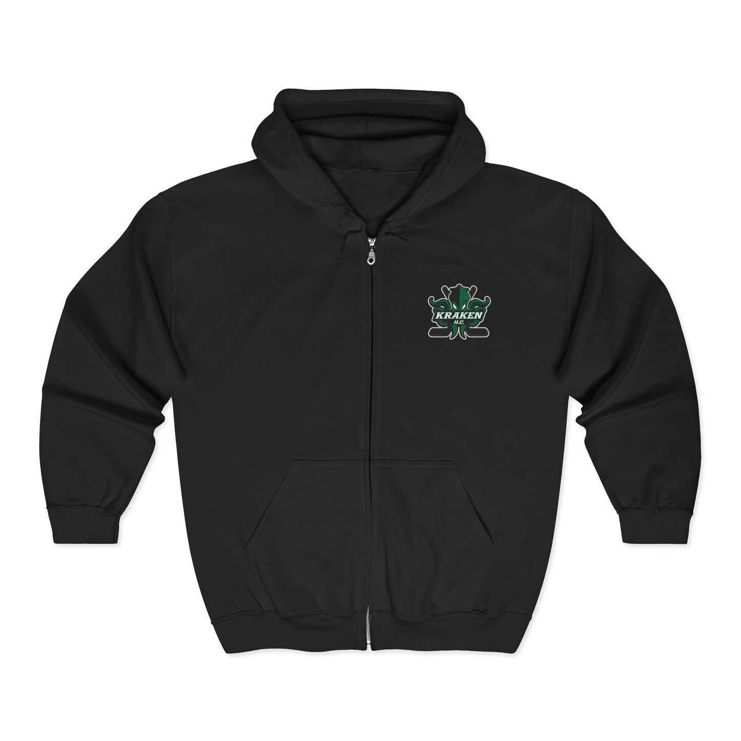 Kraken Heavy Blend™ Full Zip Hooded Sweatshirt