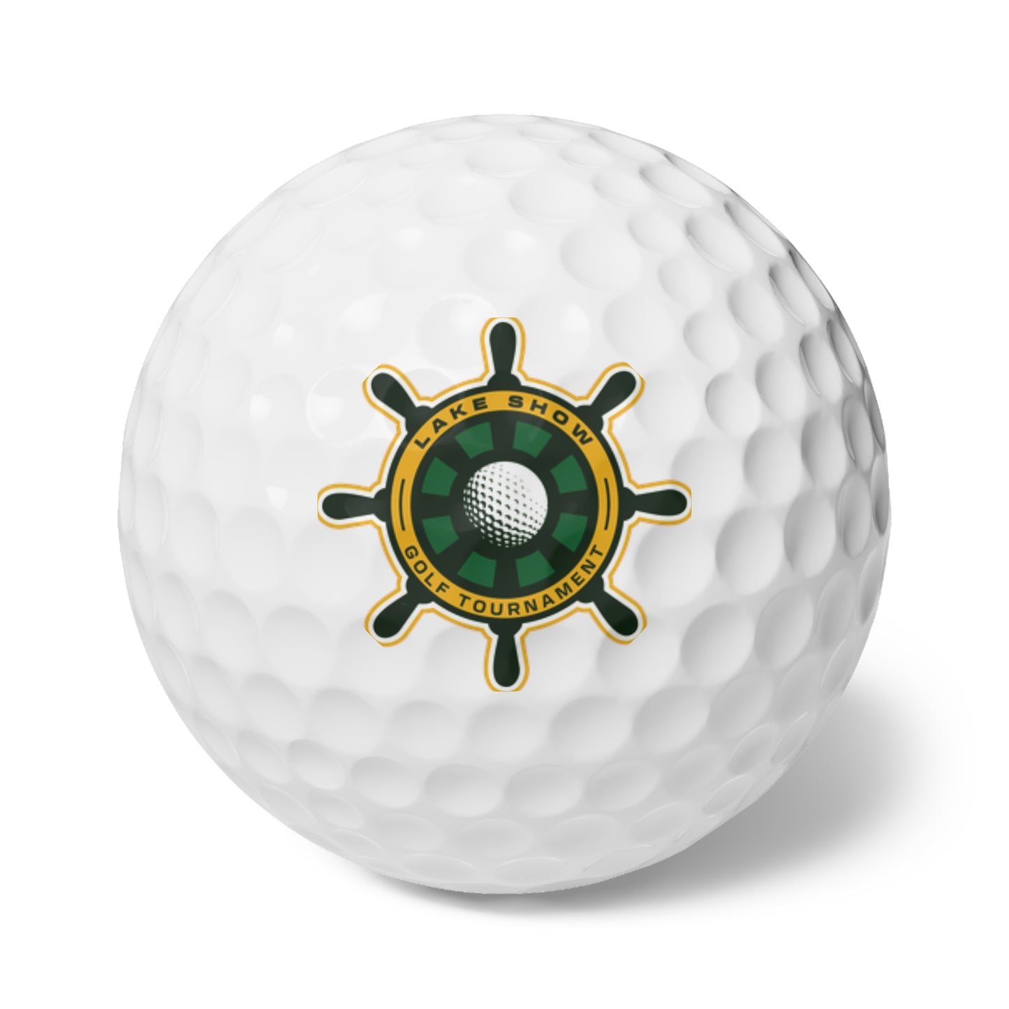 Lake Show Golf Tournament Golf Balls, 6pcs