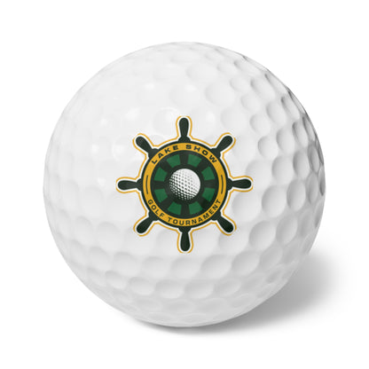 Lake Show Golf Tournament Golf Balls, 6pcs