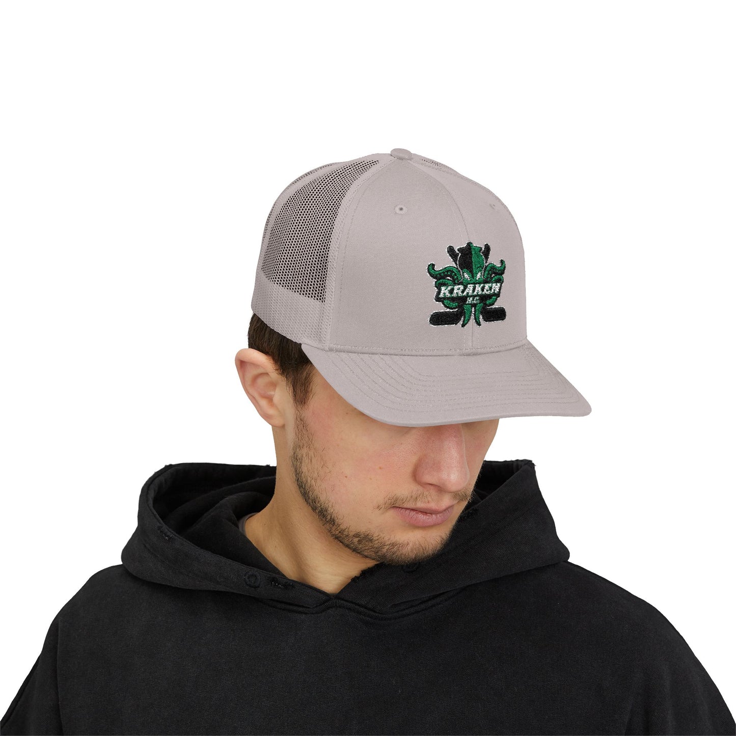 Kraken HC Logo Snapback Trucker Cap
