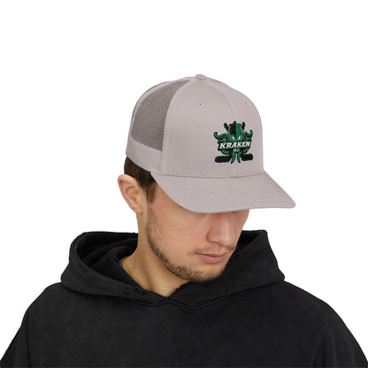 Kraken HC Logo Snapback Trucker Cap