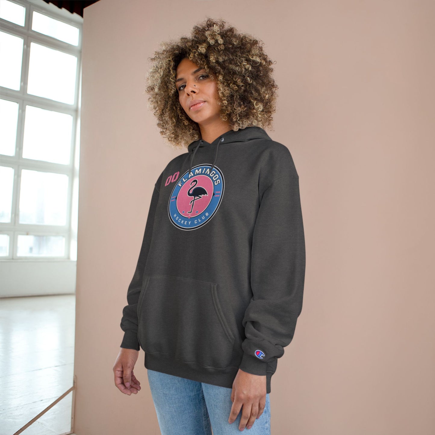 Flamingoes Champion Hoodie (Custom)