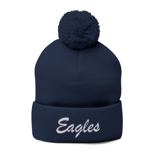 Bethpage Embroidered Pom-Pom Knit Cap
