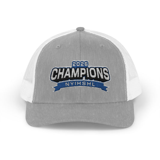2026 NYIHSHL Champions — Long Beach Snapback Trucker Cap