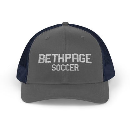 Bethpage Soccer Trucker Cap - Wordmark