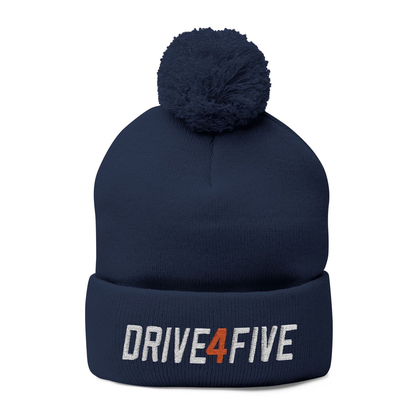 Drive4Five Pom-Pom Knit Cap