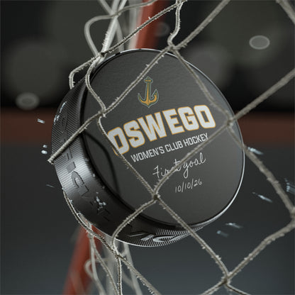 Oswego Women's Club Hockey Milestone Puck