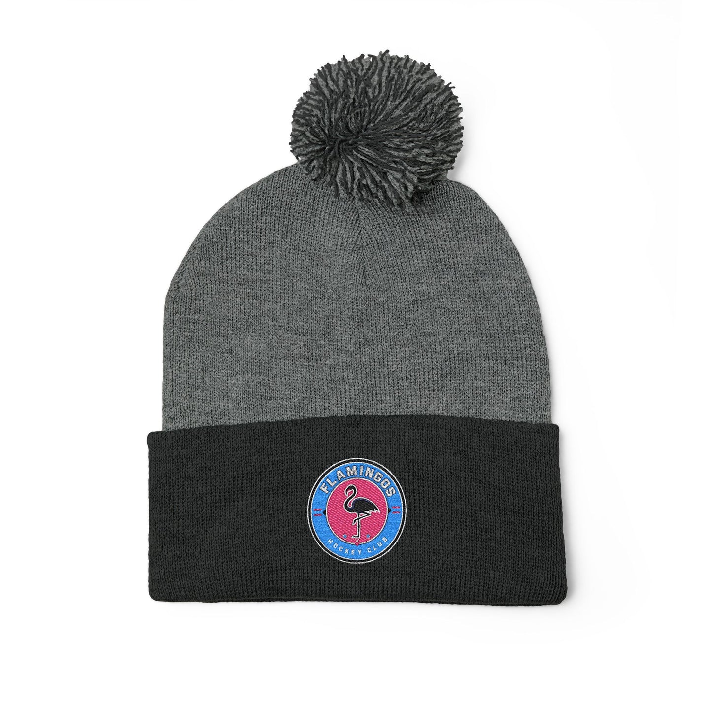 Flamingoes HC Pom-Pom Knit Cap