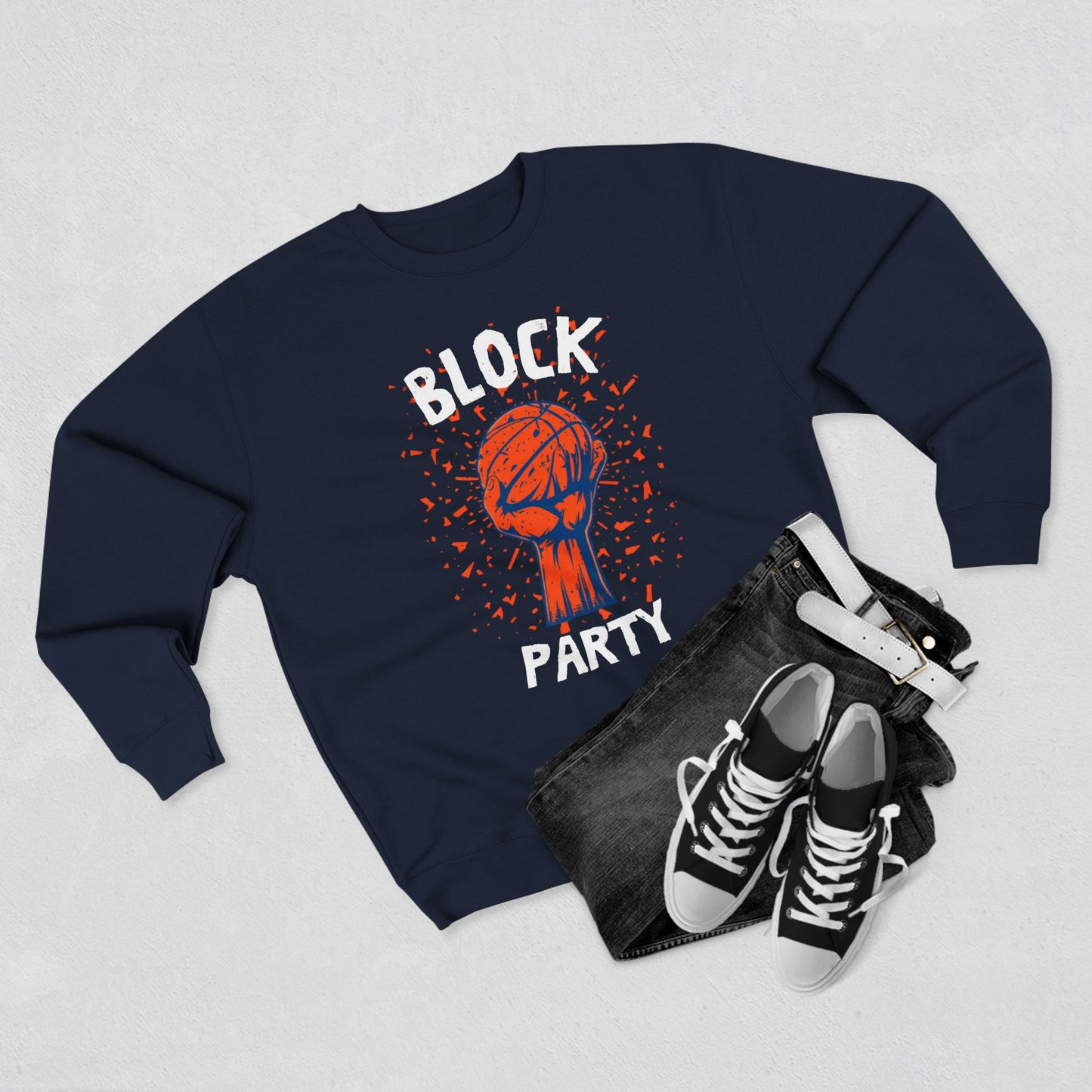 TrueKnicksFan "Block Party" Crewneck