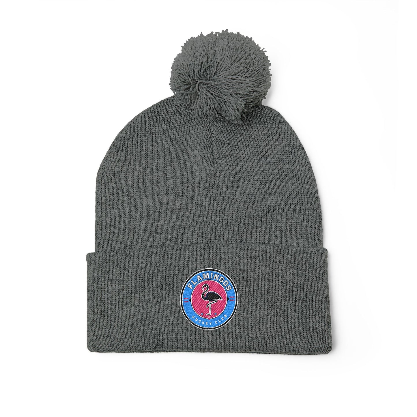 Flamingoes HC Pom-Pom Knit Cap