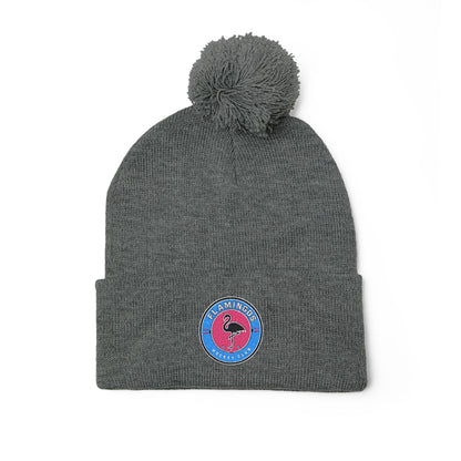 Flamingoes HC Pom-Pom Knit Cap