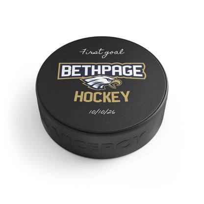 Bethpage Hockey Milestone Puck