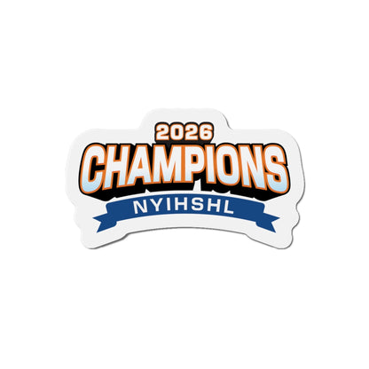 2026 NYIHSHL Champions Die-Cut Magnets