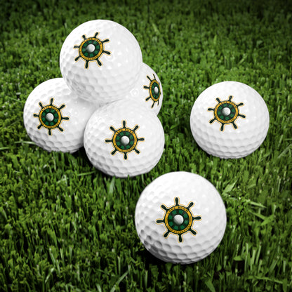 Lake Show Golf Tournament Golf Balls, 6pcs