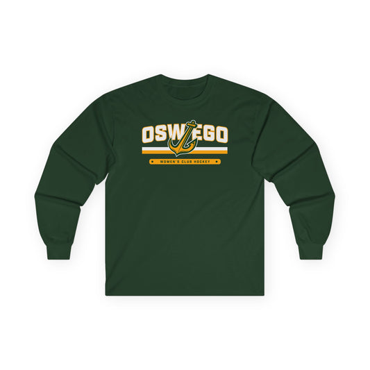Copy of Oswego Women's Club Hockey Long Sleeve Tee - Arch