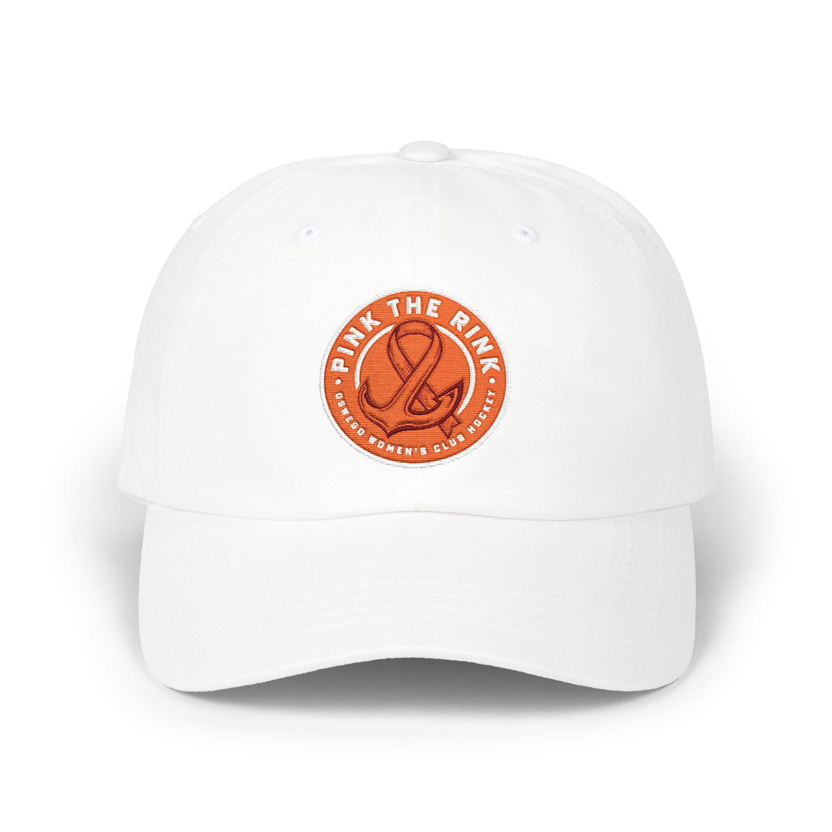 Copy of Oswego Women's Club Hockey Pink The Rink Classic Cap - White