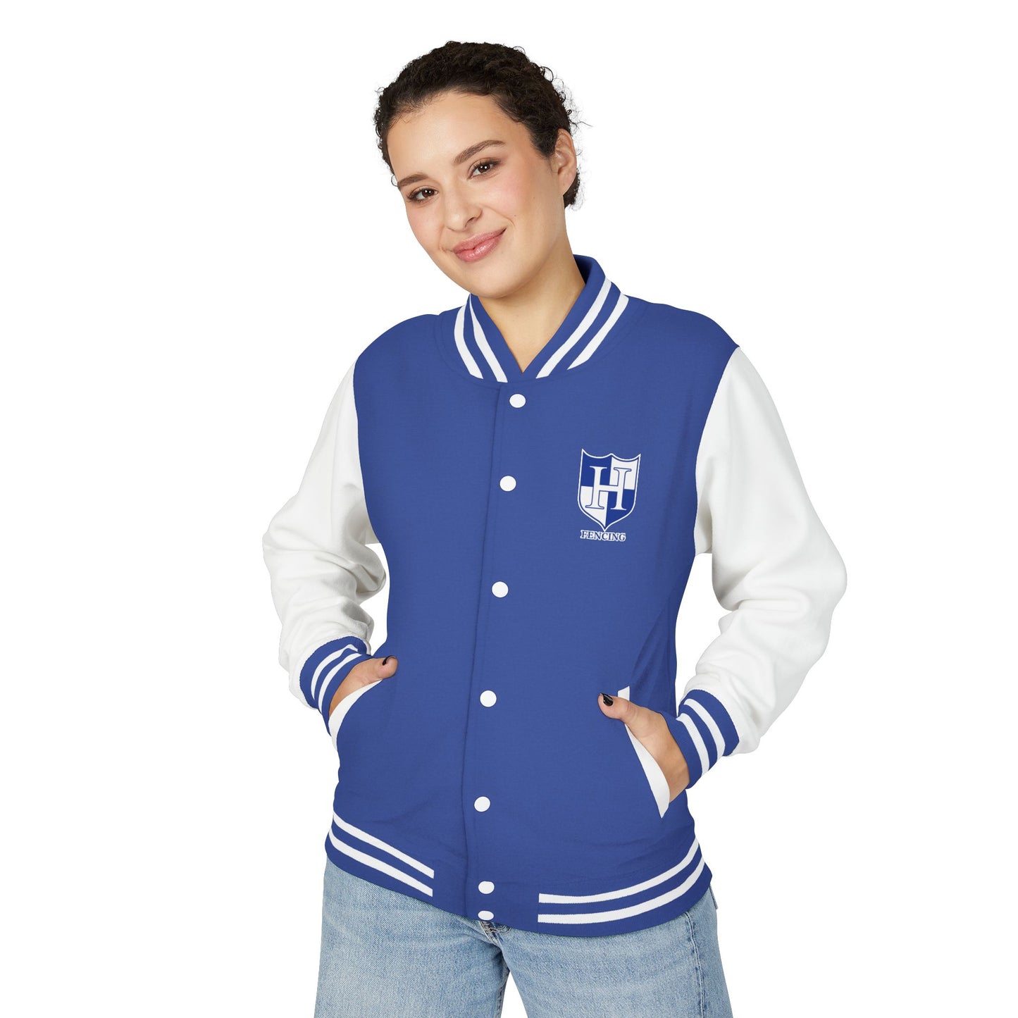 Herricks Fencing Letterman Jacket