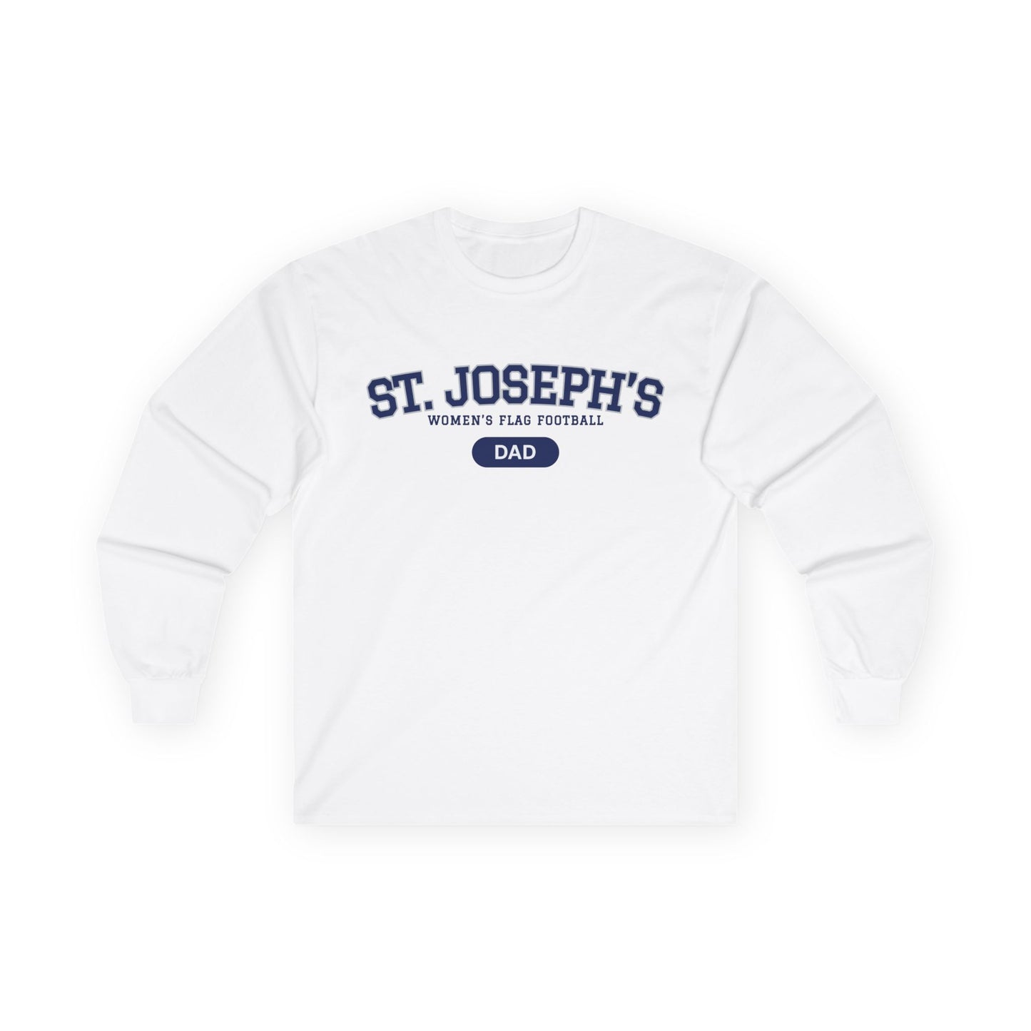 SJBK Varsity DAD Long Sleeve Cotton Tee